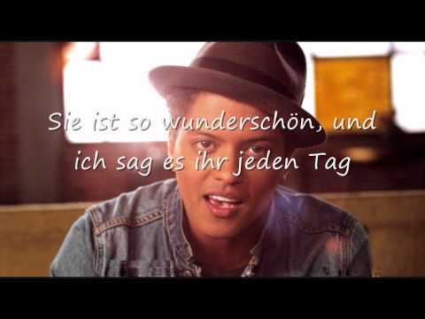 Bruno Mars Just the Way you are deutsche Übersetzung