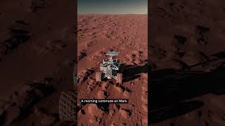 A Morning Commute On Mars.