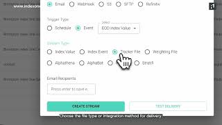 How To Deliver Index Tracker Files Index One