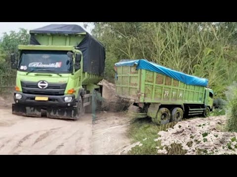 datang driver baru untuk uji nyali melewati jalan tikungan tanah dan menanjak
