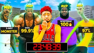 I Played Vs Every Park Mvp For 24 Hours Straight Unlimited 5X Vc Rep