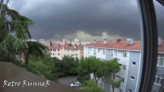 İstanbul Fırtına Dolu Ve Sağanak - Heavy Rain Istanbul 27.07.2017