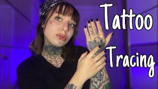 Türkçe Asmr - Dövmelerimi Çiziyorum - Tekrar Eden Kelimeler - Tattoo Tracing