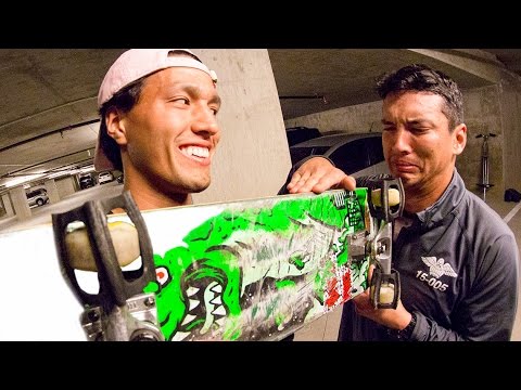 BROTHER TRIES SKATER TRAINERS!  He Killed It!