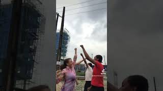 Outside Having Fun After Working On Our Recent Project