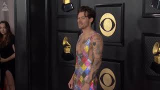 Harry Styles Fashion Cam 2023 Grammys