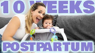 10 Weeks Postpartum - Fisher Price Sit Me Up