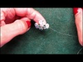 Beading4perfectionists : 4-leaf clover pendant made with 6mm round swarovski AB beading tutorial