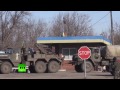 RAW: Kiev troops withdrawing from Debaltsevo, E.Ukraine