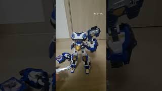 2Xmetal Cardbot Blue Cop Trinity