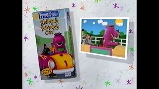Opening To Barney - Riding In Barneys Car 1995 Vhs
