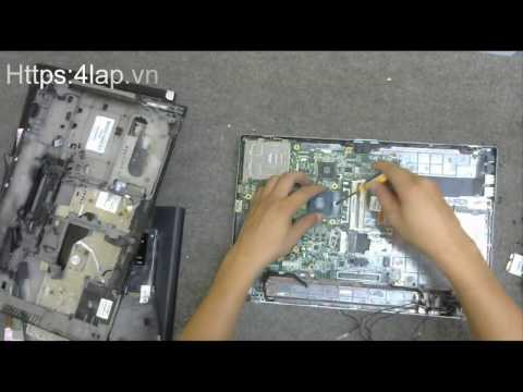 Hướng dẫn tháo lắp vệ sinh quạt cpu laptop HP 8560P 8570P