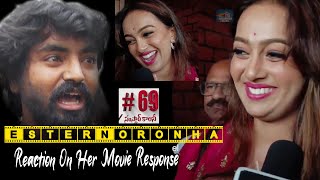 Ester Noronha Reaction On Her Movie Response 69 Sanskar Colony Movie Public Talk