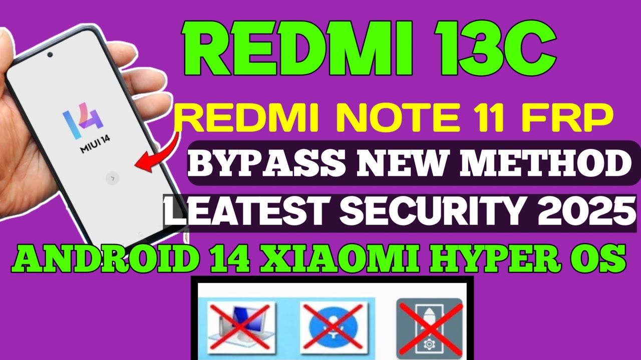 Redmi 13C Redmi note 11 FRP Bypass 2025 /POCO FRP Bypass Redmi 13C Redmi note 11 FRP Bypass 2025 /POCO FRP Bypass