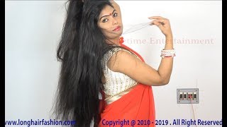 Bridal Red Saree Video Shoot With Long Hair Model Urvashi Saree Fashion Bong Beauty