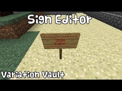 Minecraft Bukkit Plugin - Sign editor - Edit sign text ...