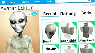 MAKING MY AREA 51 ALIEN a ROBLOX ACCOUNT