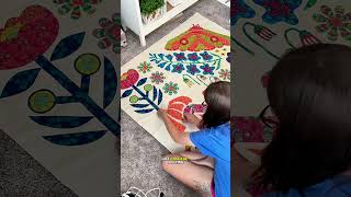 I Think Everyone Should Make An Artsy Quilt Using Raw Edge Appliqué