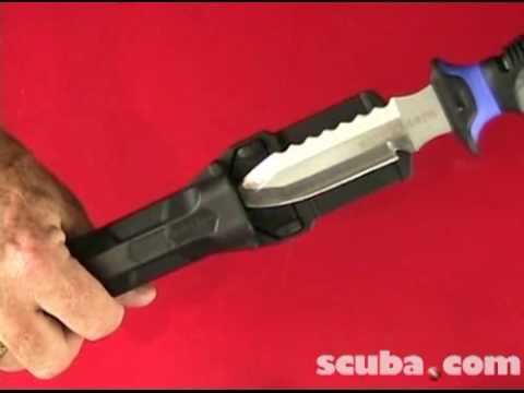 Scuba Stainless Steel Dive Knife Video Review