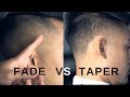 Fade vs Taper. What's the difference?