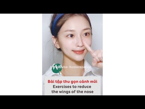 Bài 11 | Bài massage mặt 3 phút mỗi ngày giúp thu gọn cánh mũi | Hiệu quả