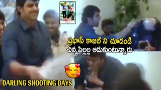 Prabhas Kajal Cute Video See Prabhas Funny Video In Darling Shooting Days Trend Telugu