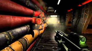 Quake 4 with narration part 1 - Air Defense Bunker - Walkthrough