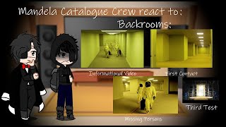 Mandela Catalogue Crew React To Backrooms Part 2 Gc Video Reaction