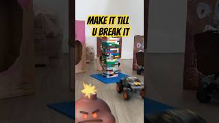 Max-D Monster Jam Lego Tower Smash Fail