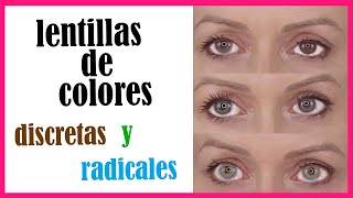 Lentillas Pupilentes De Colores Freshlook, Solotical Y Air Optix Con Y Sin Prescripción