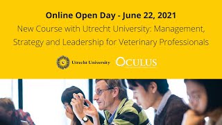 Utrecht University Online Open Day: Management, Strategy & Leadership for Veterinary Professionals