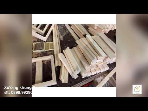 Khung tranh gỗ tự nhiên / chỉ làm sóo lượng nhiều