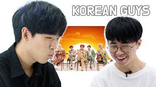 BTS Reaction By Korean Guys Who Don't Know BTS