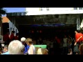 Gautschfest 2012 in Haltern, Kornutin Natascha, wird gegautscht