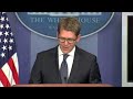 Jay Carney Mad Russia Wont Give Hand Over Snowden
