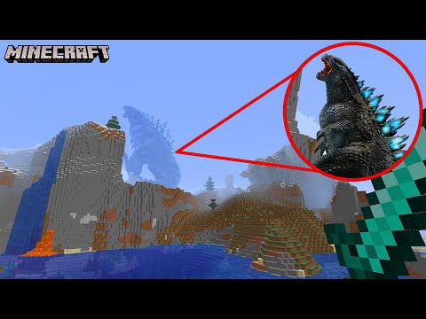 I Found Godzilla on Minecraft