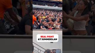Real Fight Breaks Out In The Crowd At Summerslam
