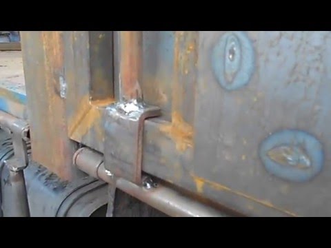 Как сделать запоры на бортах прицепа