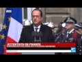 Hommage aux 3 policiers assassinés - Retrouvez en intégralité le discours de François Hollande