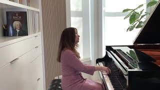 J.S. Bach: Sarabande from Cello Suite No. 6 arranged for solo piano by Eleonor Bindman