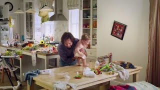Tv Commercial - Clorox Disinfecting Wipes - One Husband And A Baby - Wife Comes Home To Mess
