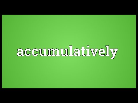 Header of accumulatively