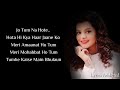 Kabhi Yaadon Mein Aaun Full Song with Lyrics| Palak Muchhal| Arijit Singh