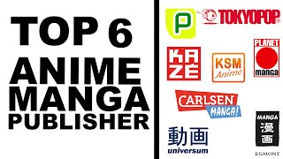 TOP 6 Anime Manga Publisher (mit ManganimeDE)