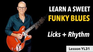 12 Bar Funky Blues with Licks + Rhythm - YL31