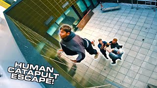 Extreme Parkour Escape Room (We Got Stuck!)