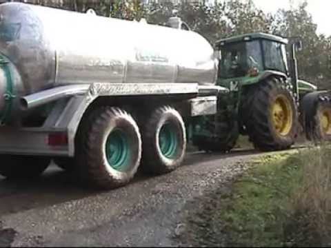 Slurry Tank CAMARA - 16,000 Litres - Stainless Steel - w/ Hydraulic Moveable Tandem.