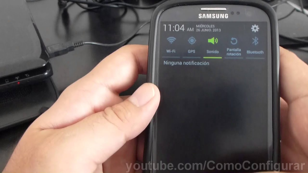 configurar barra notificaciones del Samsung Galaxy S3