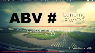 Landing @ ABUJA - Nnamdi Azikiwe Intl airport (ABV/DNAA) Nigeria # Cockpit view