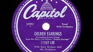 Watch Peggy Lee Golden Earrings video